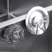 1 Giá đỡ đa năng chắc chắn, Giá để bồn rửa nhà bếp - Keo dán, Không cần khoan Giá để miếng bọt biển và giá thoát nước | Móc treo khăn và phụ kiện gắn tường - Nhiều màu - Xem 3