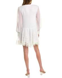 Rococo Sand Mini Dress - 白色 - 查看 3