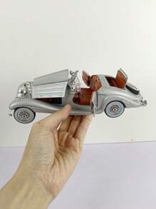 YCMODEL A Simulation Alloy Car Model Of A Classic Retro 500K Sedan, With A Body Made Of Zinc Alloy Material. Both Sides Of The Car Doors Can Be Opened, The Front Hood Can Be Opened, And The Trunk Door Can Also Be Opened. It Is A Children's Toy Car With Simulated Sound And Lighting Functions. The Car Model Is Rich In Details, Finely Crafted, And Of Good Quality. It Is Suitable For Collection And Can Be Given As A Birthday Gift To Children
