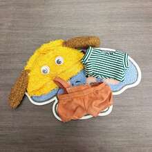 17cm Plush LABUB Doll Removable Outfit Set, Suitable For 1st And 2nd Generation LABUB, Sitting Party Appropriate (Shoes Not Included) - Multicolor - View 11