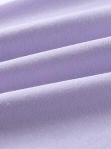 Annil Children's Clothing For Girls, Girls, Boys, Boys, Adults, Teenagers, Long Johns, Autumn Casual Home Warm Clothes - Purple - View 9