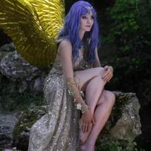 Elf Floral Arm Wrap - 1 PC Renaissance Green Flower Bracelet Poison Ivy Costume Forest Mother Nature Elven Arm Cuff Renfaire Cosplay Photoshoot Fantasy Dress Up Prom Accessories For Women,10131514