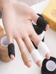 1pc Finger Bandage, Furniture Mute Bandage, Self-Adhesive Bandage Wrap, Self-Adhesive Breathable Athletic Tape, Non-Woven Elastic Bandage, Anti-Abrasive, Anti-Calloused Mute Bandage Finger Sleeve, Non-Woven Self-Adhesive Bandage Wrap, Thumbs, Fingers, Wrists, Ankles, Veterinarian's Wrap Bandage Tape, Back To School Essentials, Home Essentials.