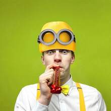 Costume Accessories Adult Steampunk Goggles Glasses Yellow Beanie Hats Black Gloves Women Cosplay Halloween Party Set,Christmas - Multicolor - View 7