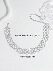 Women's Elegant Luxury Fashion Necklace, Graceful And Generous, Best Accessory For Weddings, Galas, Parties, And Suitable For Daily Wear