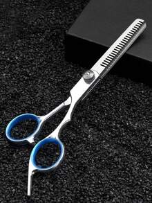 1pc Hair Cutting Scissors , Professional Barber Shears With Hair Scissors Thinning Shears, Haircutting Sheers Hair Cut Blending Salon Scissor For Men Women Pet,Back To School,Travel Holiday Essentials,Hair Accessories For Women - Multicolor - View 3