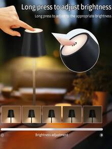 1 chiếc đèn bàn cảm ứng sạc được, có thể điều chỉnh độ sáng, 3 màu, đèn ngủ di động cho phòng ngủ, phòng ăn, kỷ niệm, chiếu sáng nhà cửa & ký túc xá, đèn trang trí, đèn đọc sách, đèn ngủ, đèn tường LED trong nhà, đèn trang trí ngày lễ, đèn LED, đèn ngủ, chụp đèn, chiếu sáng, ngọn lửa, ánh sáng, đèn bàn, đèn ngủ, đèn trang trí, đèn trang trí bàn làm việc, đèn ngủ - Nhiều màu - Xem 5