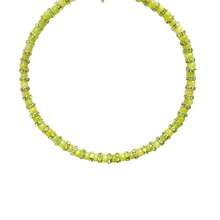 绿红蓝水晶天然不对称特殊切割石珠首饰工艺项链女士配饰颈链时尚短领简约饰品 - beads - 查看 3