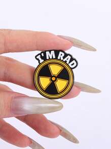 3 件 I'm RAD 骷髅胸针 创意趣味胸针 衣服背包配饰 珠宝礼物 送给朋友