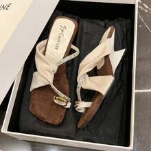 Women Flat Sandals - 銀色 - 查看 4