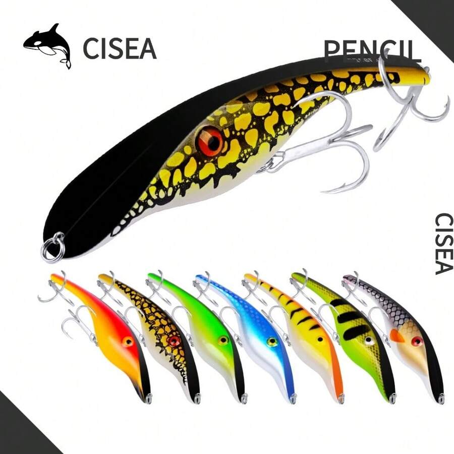CISEA F89 Fishing Lure Sinking Pencil Lure For Fishing Hard Bait Jip Head 14cm 40g - Multicolor - View 1