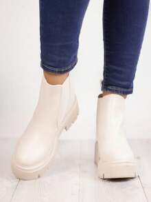 Women Ankle Boots & Booties - White - View 3