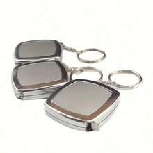 A 78.74-Inch Aluminum Alloy Mini Tape Measure Keychain, A Portable And Compact Pocket Tool With An Accuracy Of 0.01 - 銀色 - 查看 4