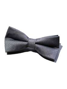 青少年时尚双层纯色金线领结，适合西装、礼服、学生演出、聚会 - 彩色 - 查看 17