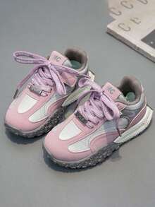 1 Pair Children's Casual Outdoor Sports Shoes, Lightweight & Comfortable, Soft Shock-Absorbing Non-Slip Soles, Kids Running Shoes Suitable For Daily Wear, Running, Hiking, Walking And Other Outdoor Activities, All Season