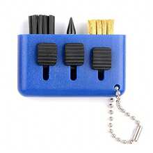 Cepillo de limpieza de golf retráctil 3 en 1, limpiador de ranuras de palos de golf de uso múltiple, accesorios de golf prácticos como regalo - Multicolor - Ver 9