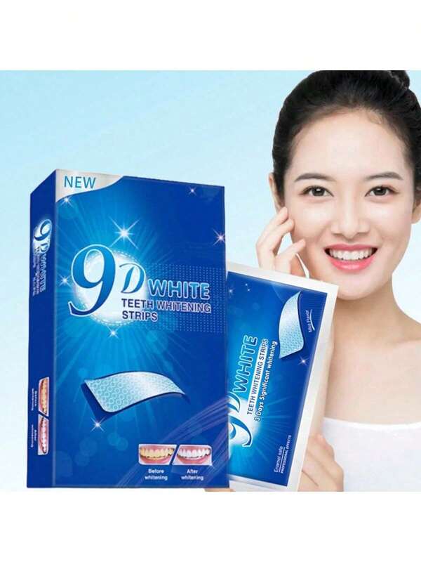 Teeth Whitening Strips, Remove Yellow Stains, Clean Teeth, Bright Whitening Device, Portable