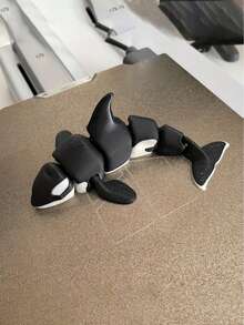 3D Printed Orca Model Ornament, Realistic Marine Life Model For Display, Halloween Gift - Multicolor - View 6
