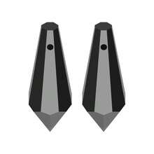 5个/包 14*38mm 单孔锥形悬挂配件,适用于DIY窗帘、窗饰、照明、烛台、阳光捕捉器 - 14*38mm中南柱(5顆) - 查看 19