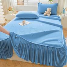 Cooling Mattress Pads - Starry Blue [cool Ice Bean Bed Skirt] - View 11