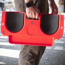 1 件装滚动护膝平台，采用 ABS 材料制成，具有内置工具托盘的多功能设计，为机械师、木工、地板安装工和汽车修理工提供舒适的跪垫 - 彩色 - 查看 5