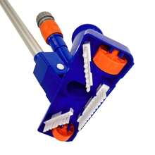Portable Swimming Pool Vacuum Cleaner With Jet Vacuum Head, Leaf Bag, And 5-Bar Section, Used As A Cleaning Tool For Hot Tubs, Above Ground Swimming Pools, Ponds, And Fountains (Blue Swimming Pool Skimmer) - Blue - View 4