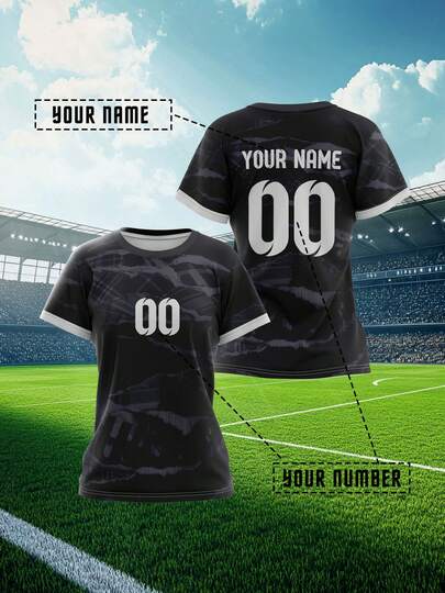 2025 Customized Sports Jersey, Women's Short Sleeve Sportswear For Team, Club, Training, Front & Back Personalized Name & Number, Breathable, Comfortable, Suitable For Daily, Casual, Party,Stylish,Fashion,Hipster,Casual,Minimal Chic,Personalized,Customized,Custom,Unique,Guy Costumes,Capsule Wardrobe,Men Basic/Street Style,Ideal Gifts For Him,Boyfriend,Family,Friends,For Birthdays,For Vacation/Holiday,For School/Competition,For Sports/Climbing,Stylish,Fashion,Hipster,Casual,Minimal Chic,Personalized,Customized,Custom,Unique,Guy Costumes,Capsule Wardrobe,Men Basic/Street Style,Ideal Gifts For Him,Boyfriend,Family,Friends,For Birthdays,For Vacation/Holiday,For School/Competition,For Sports/Climbing,Women Sports & Entertainment Wear