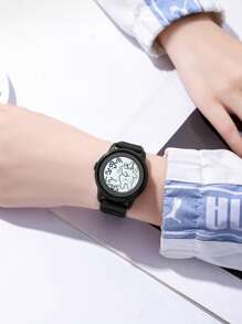 POMAR 2025 New Student Sports Fashion Simple Night Light Waterproof Alarm Clock Student Electronic Men's And Women's Watch