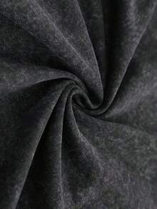 Deadpool Inspired Washed Short Sleeve T Shirt For Men And Women 100 Percent Cotton Heavyweight Graphic Tee With Skull Elephant City Print Casual Summer Top Perfect Gift For 2025 - Black - View 6