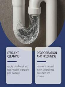 管道疏通剂强力溶解厨房油污污水粉卫生间地漏堵塞除臭神器