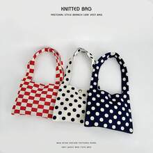 Women Shoulder Bags - 白色圓點 - 查看 3