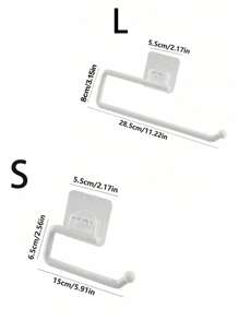 1pc Kitchen Paper Towel Holder, Plastic Material, No Drilling Required, Suitable For Cabinet, Sink, Etc.Towel Rack For The Paper Towel Holder, Hanging Rack For The Cabinet, Hanging Rack For The Dishcloth, Bathroom Organizer Rack