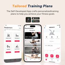 MERACH Exercise Bike Stationary Bikes, Brake Pad Bike With Exclusive App, Cycle Low Noise Indoor Cycling Recumbent Exercise Bike With 135KG Weight Capacity, Treadmill Tablet Fitness For Weight Loss - S26B2-Magnetic Resistance - 查看 6