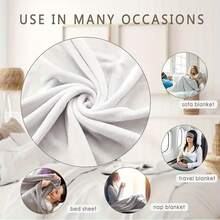 1PC Mushroom Snail Flannel Blanket Nap Blanket Sofa Bed Sofa Use Warm Comfortable Soft Blanket Gift Home Comfort Lightweight Blanket Sofa Bed Travel Camping Living Room Office Sofa Chair Bed Flannel Blanket - Nhiều màu - Xem 9