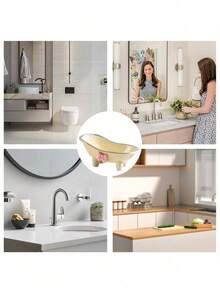 1 süße Badezimmer Seifenschale mit Schleifen Dekoration, Badezimmer Accessoires, Badezimmer Ablage für Seifenstück, Retro Stil mit Ablauf, platzsparende organisierte Badezimmer Ablage Design, elegante und neuartige Seifenhalterung für Zuhause und Hotel, funktional und charmante Badezimmer Deko, perfekt als Geschenk zu Lehrertag, Abschluss, Geburtstag, Halloween, Weihnachten