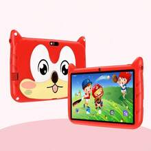 Cartoon Pattern 7 Inch Kids Tablet Quad Core 4GB RAM 64GB ROM Android 13 Learning Education Games Tablets 4000mAh - Multicolor - View 2