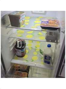 1pc Shelf Liner, Waterproof Refrigerator Liner, Drawer Liners For Kitchen Cabinet, Bathroom Sink Mat No Slip Cupboard Mats Non Adhesive Fridge Liner EVA Place Mats Roll - Leaf Daisy ,Dehumidifier For Home