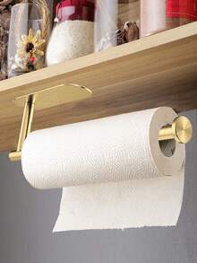 5/1件免钻孔卫生纸架，纸巾架，浴室纸巾架，纸巾盒，自粘卷纸架，不锈钢纸巾架，吸水餐巾架，卫生纸架，浴室纸巾架，纸巾架，黑色，银色，金色，浴室挂件，免打孔，壁挂式，浴室收纳架，浴室五金设备，浴室装饰，开学期间宿舍纸巾收纳