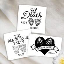 10/20/30/60pcs Available, Dark Gothic Wedding Tattoo, Bridal Party Favors, Gothic Romance, Halloween, Love Tattoos, Boos Before I Dos, Til Death Do Us Party Favors, Favorite Single Party Temporary Stickers, Custom Temporary Stickers, Valentine's Day Gift, Wedding Gifts, Wedding Accessories, BridemaidsGift, Christmas Gift, Christmas Decor, Thanksgiving Gift, New Year Gift, Party Decor,Beauty & Health,Chic Autumn