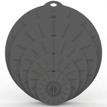 5 件微波炉盖硅胶盖，硅胶保鲜盖，可重复使用微波炉耐热盖硅胶盖，防尘防溅碗盖套装，适用于碗、盘子、锅、平底锅 - 适用于微波炉、炉灶、冰箱和冰柜的防溅盖