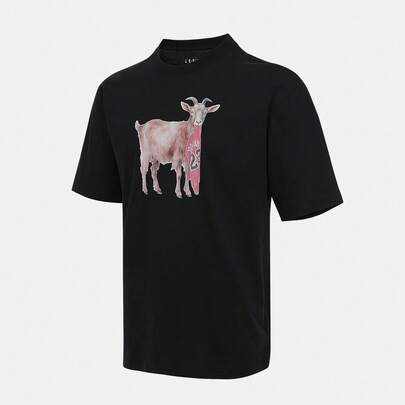 Nike Men's AS NC GOAT SS CREW Short Sleeve T-Shirt, Knit Crew Neck Tee TIF0787-010