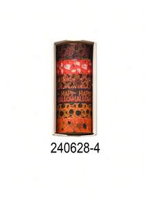 6 Rolls/Box Of Matte Finish Christmas Theme Washi Tape- Aesthetic Diary Supplies, Stickers For Plans, Bullet Diaries, Junk Magazines, And Vintage Crafts- Perfect For DIY Handbook And Other Items With Decorative Tape , Back To School Gifts - Multicolor - View 19