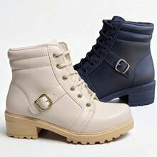 Women's Virginia Ankle Boots Low-Cut Boot Launch Fall Winter 2025 - 米色 - 查看 10