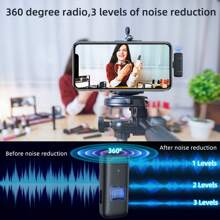 Microphone Cravate Professionnel Sans Fil Pour Smartphones, Microphone À Pince Plug & Play Avec Étui De Chargement, Micro Sans Fil Pour Enregistrement Vidéo/audio, Enseignement, Interviews