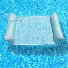 NetHong Versatile Inflatable Pool Foldable 4 In 1 Swimming Pool Water Hammock Lounger Portable Float Lounge Chair Summer Water Activities UK - Lime Green - View 2