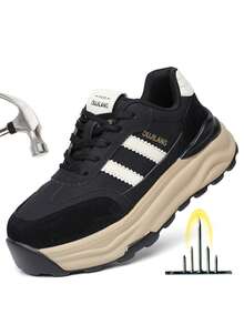 新款时尚运动安全靴，超轻增高安全鞋；女士软底耐磨舒适鞋；绝缘透气抗冲击防刺穿工作鞋女鞋。