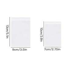 Aimall 100-1000 Clear Plastic Resealable Zipper Bags - Mil Thick Strong And Durable Polyethylene Bags With A Resealable Zipper Top Lock And Write-On White Block For Storage, Packaging And Shipping - transparent - Visa 2