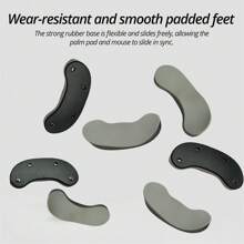 وسادة معصم سيليكون جل تنزلق للوحة الفأرة السوبر تدعم المعصم ، لوحة ماوس إرجونومية للمكتب وألعاب الكمبيوتر