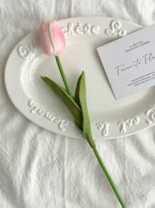 1/2/3 Stücke rosa romantische Tulpen Künstliche Blumen, Raumdekoration, Feiertags-Dekoration, Abschlussgeschenk, Geschenk für Freundin, Mutter