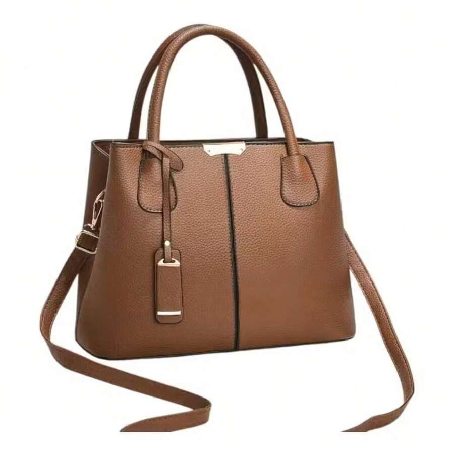 Small Adjustable Side Crossbody Chest Bag - 鏽棕色 - 查看 1